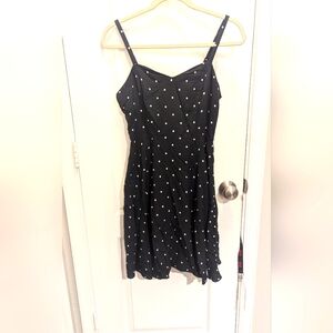 Old Navy Black Polka Dot‎ Dress Aize Small
